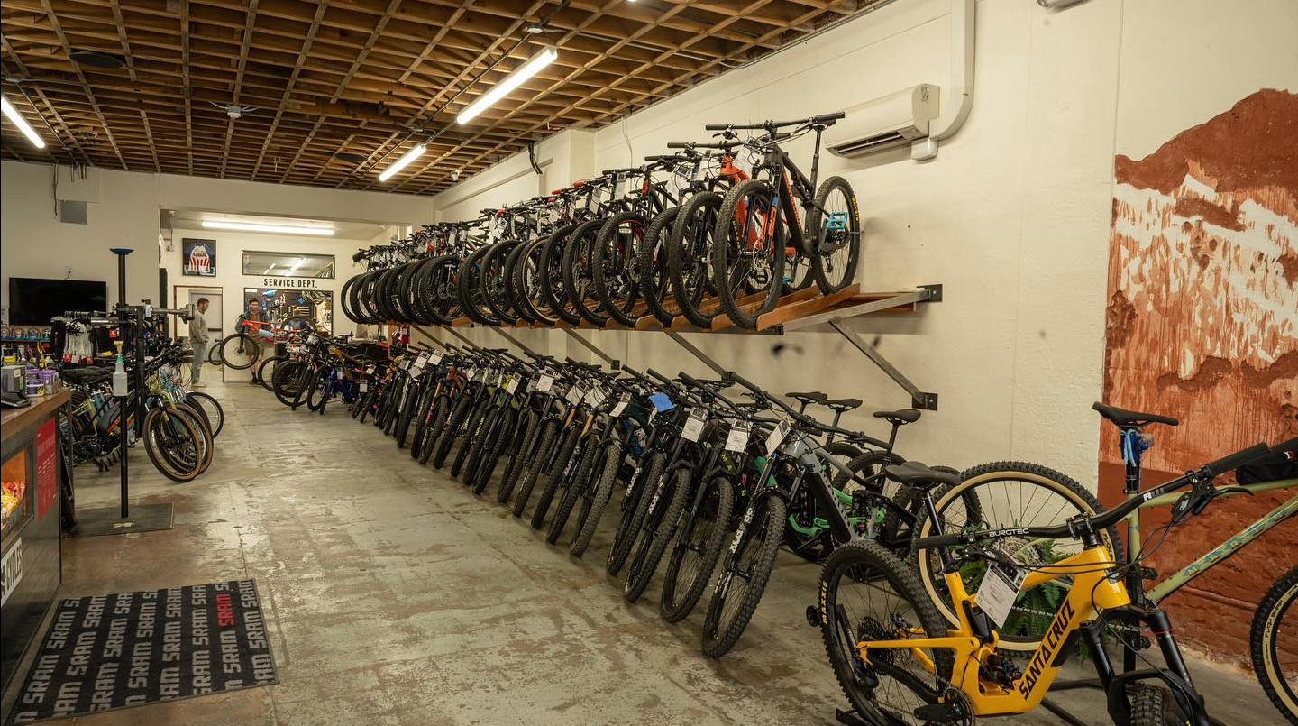 bike in a shop